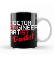 Doctor Engineer Artist Dentist 034 Kupa Bardak Porselen