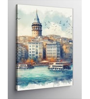 Kanvas Tablo İstanbul Temalı