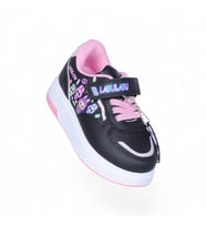 Prokids 4011 Syh-Pmb Kız Çocuk Sneaker Spor Ayakkabı (Siyah)
