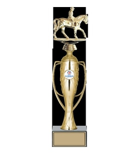ODAK KUPA - Figürlü Kupalar - At / Binici Figürlü Kupalar FG-026 C - 38 cm