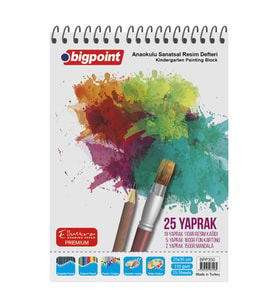 Bigpoint Sanatsal Resim Defteri 120 Gram 25x35cm - 15 Yaprak