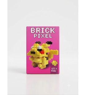 Mini Boy Pikachu Tasarımlı Büyük Parçalı Blok Oyuncak Seti Big Pixel Brick Set