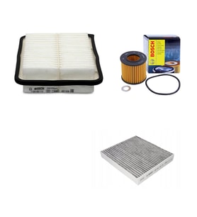 Bosch Filtre Bakım Seti Toyota Auris 1.33 Benzin 2007-2012 Hava + Yağ F. + Polen Filtre Bosch