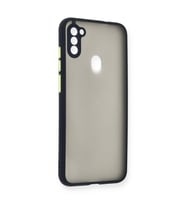 Samsung Galaxy A11 Kılıf Montreal Silikon Kapak - Lacivert