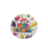 AKILLIELMA - ARİPACK 24CM DESENLİ LÜX KAĞIT TABAK 10LU (Karışık)