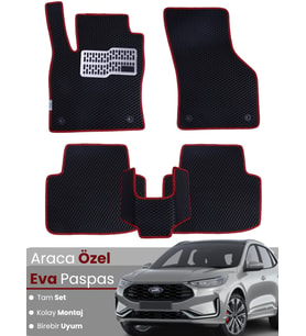 FORD KUGA 3 (2019-2024) Uyumlu EVA Paspas Tam Set–Araca Özel,Su Geçirmez,Kolay Montaj