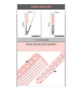 Apieu Easy Hair Dry Brush Kolay Şekil Veren Tarak