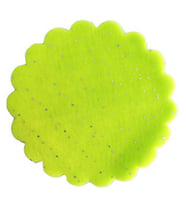 Organze taşlı 22 cm su yeşili p100-