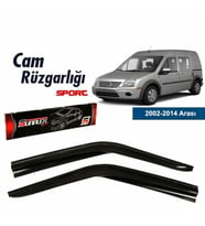 Ford Connect Mugen Cam Rüzgarlığı 2002-2014 arası 2'li  Sunplex (Beyaz)