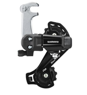 Shimano ARKA AKTARICI 6/7VİTES TOURNEYRD-TY200 UZUN BACAK BRAKETLİ (Siyah)