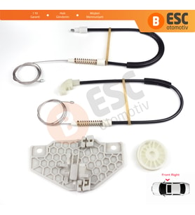 Ford Transit Connect Tourneo MK1 2002-2013 2T14V23200BG İçin Elektrikli Ön Sağ Cam Kriko Tamir Seti