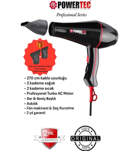 POWERTEC Tr-601 2500w Profesyonel Fön Makinesi