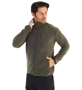 CROZWİSE TAM FERMUARLI SWEAT YEŞİL 6037-04
