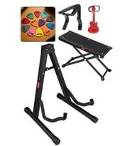 Lastvoice Gtr-111PDCP Profesyonel Gitar Standı Sehpası + Ayaklık + Capo