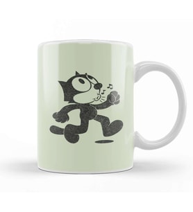 Felix The Cat Retro Faded Design Kupa Bardak Porselen