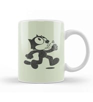 Felix The Cat Retro Faded Design Kupa Bardak Porselen