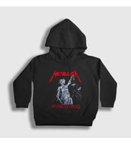 Presmono Unisex Çocuk Siyah Lady Justice Metallica Kapüşonlu Sweatshirt 66948tt