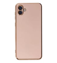 Newface Samsung Galaxy A04 Kılıf Volet Silikon - Pembe