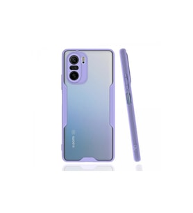 Xiaomi Poco F3 Kılıf Platin Silikon - Lila