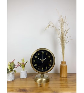 Eskitme Metal Tokyo Masa Saati 25×20 Cm