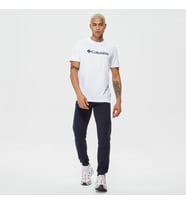 Columbia Cs0287 Csc M Basic Big Logo Brushed Ss Tee Erkek T-shirt (Beyaz)