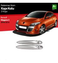 Renault Megane Uyumlu 3 Krom Kapı Kolu 2 Kapı 2010-2016