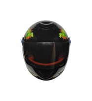 Motosiklet Ve Bisiklet Çocuk Kaskı Full Face Pp Material Abs Çocuk Kask Dino Siyah