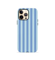 iPhone 12 Pro Max Vorian Çift Katmanlı Kılıf Blue Gelato Stripe