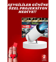 Sevgiliye Özel Hediye Ayaklı Sinema Projektörü Projeksiyon
