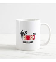 Bankacı Kupa Bardak (1. Tasarım) (Beyaz)