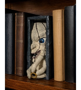 Smeagol Kitap Tutucu Gollum Yüzüklerin Efendisi Kitap Tutucu BOOK NOOK Taş Döküm Ağır Ürün
