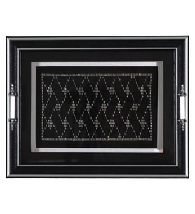 e38 EL İŞÇİLİĞİ TEL KIRMA TEPSİ  36 x 46 cm - 5936