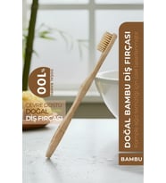 Bio Asia %100 Doğal Bambu Diş Fırçası, Doğal Liflerden Orta Sertlikte Diş Fırçası