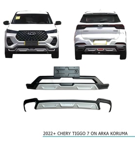 Cherry Tiggo 7 Ön-Arka Tampon Koruması  2022+ Sonrası Uyumlu