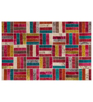 PATCHWORK SBT MULTI EL DOKUMA HALI Ölçü;200x300cm 6.00m2