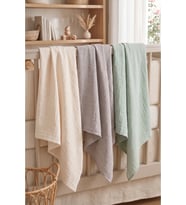 Müslin Örtü & Battaniye 3'lü Set %100 Pamuk Oeko-teks Sertifikalı 80X80 Cm