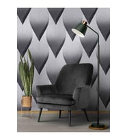 Dreamwall 3 Boyutlu Geometrik Desenli Silinebilir Tekstil Duvar Kağıdı (Çok Renkli)