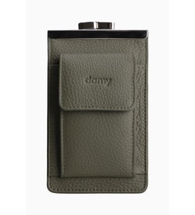 Damy Hakiki Deri Unisex Kartlıklı Sigaralık 701 - Haki