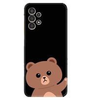 Samsung Galaxy M14 Kılıf Resimli Desenli Silikon Platinium Series Hello Bear 1905