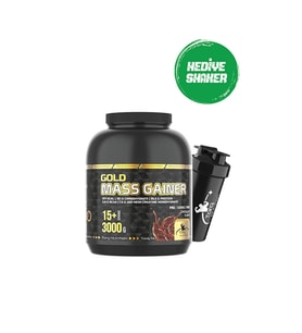 Gold Mass Gainer Karbonhidrat Tozu 3000 gr - Çikolata Aromalı (Çok Renkli)