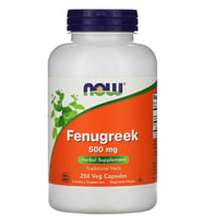 NOW Fenugreek 500 mg 250 Veg Capsules USA.