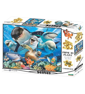 Prime 3D - Okyanusta Selfie 500 Parça Yetişkin Puzzle 10155