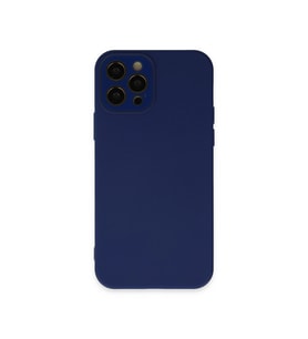 Apple İphone 12 Pro Max Kılıf Lansman Glass Kapak - Sky Blue