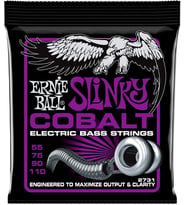 Ernie Ball Power Slinky Kobalt Elektrik Bas Telleri, Ölçü 55-110