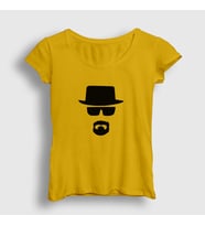 Presmono Kadın Sarı Silhouette Breaking Bad T-Shirt 185552tt (Sarı)