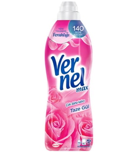 Vernel Konsantre Çamaşır Yumuşatıcısı Gül 960 Ml - 40 Yıkama