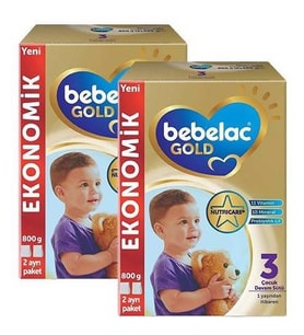 Bebelac Gold 3 Çocuk Devam Sütü 800 gr - 2 Adet