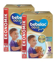Bebelac Gold 3 Çocuk Devam Sütü 800 gr - 2 Adet