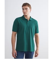 LCWAIKIKI Classic Yeşil Polo Yaka Pike Erkek Tişört