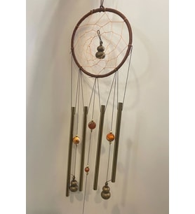 Deprem Zili Çanı Duvar Rüzgar Çanı Zili Feng Shui Ejderha Yılı Metal Wu Lou Kabak Dream Catcher Budh